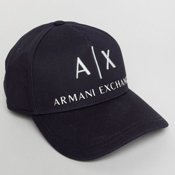 Armani Exchange Other - Armani Exchange MEN Baseball Cap Logo HAT DarkNavy